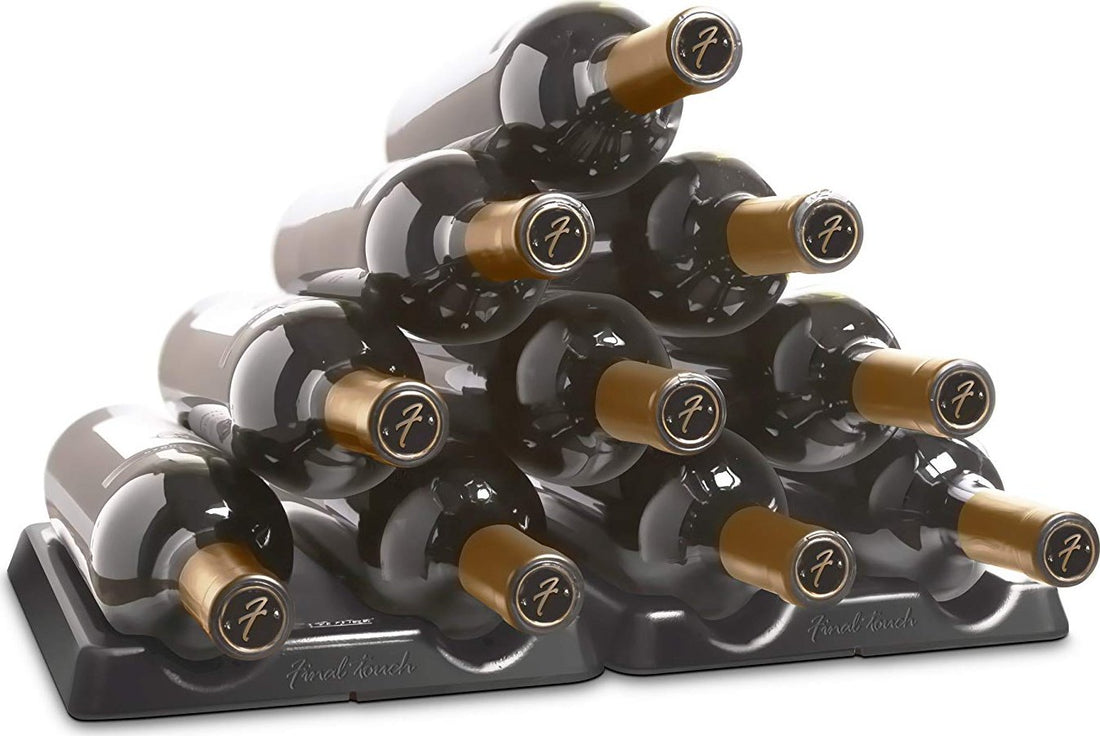 Final Touch - Wine Bottle Stacker Black - FTA1810-7