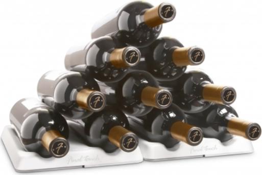 Final Touch - Wine Bottle Stacker White - FTA1810-2