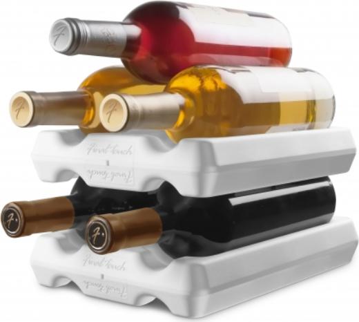 Final Touch - Wine Bottle Stacker White - FTA1810-2