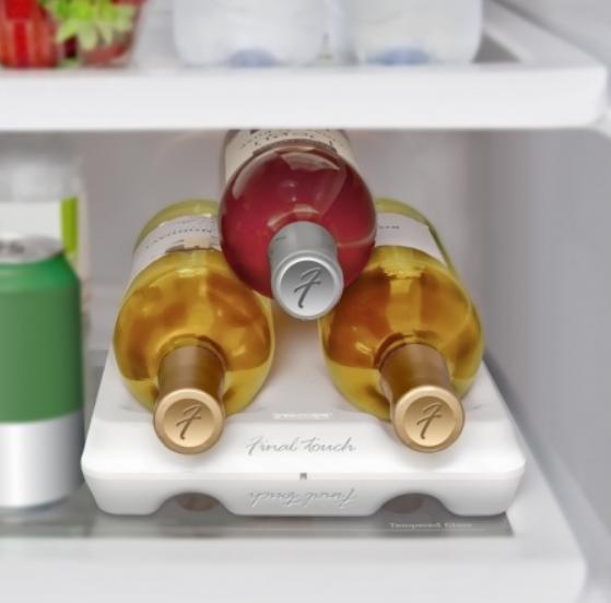 Final Touch - Wine Bottle Stacker White - FTA1810-2