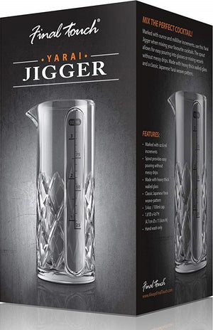 Final Touch - Yarai Jigger Glass - FTA7035