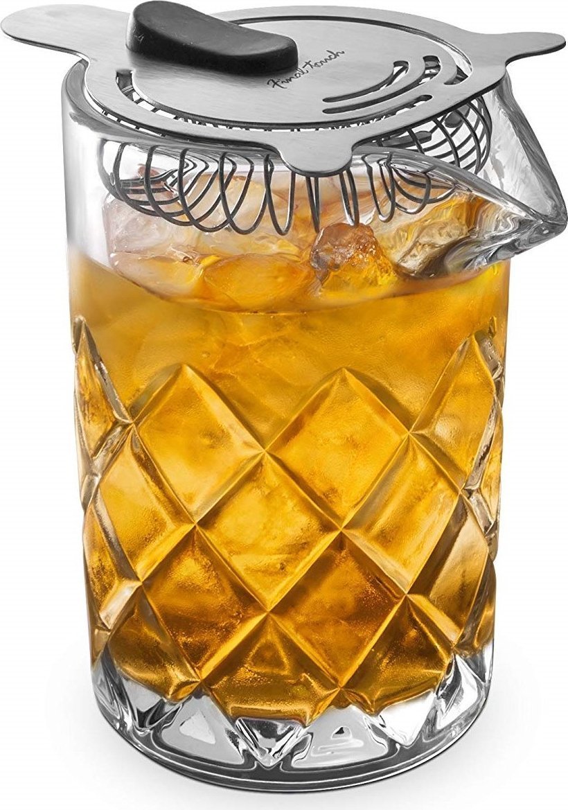 Final Touch - Yarai Mixing Pitcher with Strainer 13.5 oz - GMP110