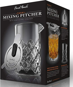 Final Touch - Yarai Mixing Pitcher with Strainer 20.2 oz - GMP210
