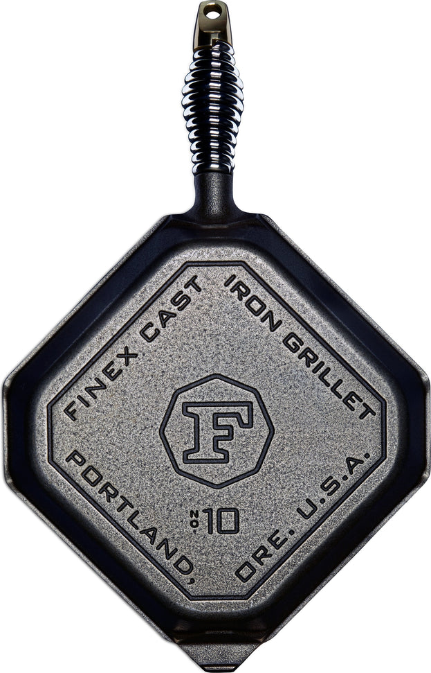 Finex - 10" Cast Iron Grill Pan - G10-10001
