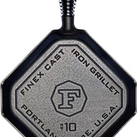 Finex - 10" Cast Iron Grill Pan - G10-10001