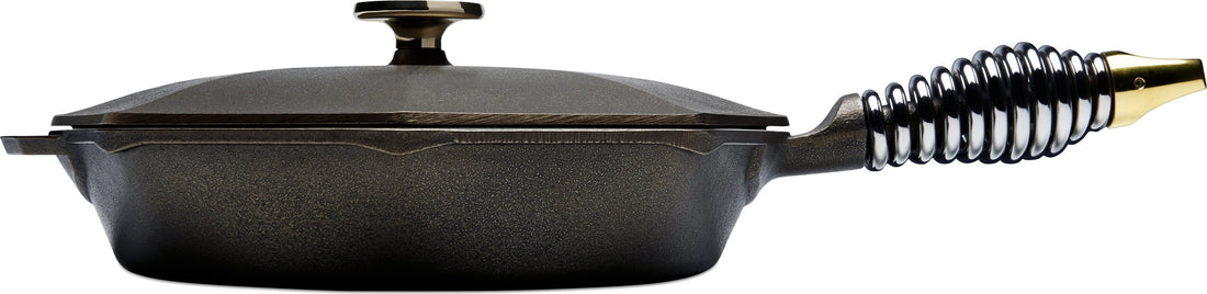 Finex - 10" Cast Iron Skillet With Lid - SL10-10001