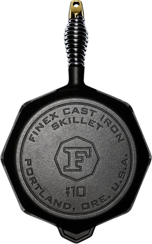 Finex - 10" Cast Iron Skillet With Lid - SL10-10001