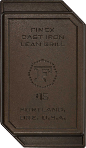 Finex - 15" Cast Iron Lean Grill Pan - G15-10001