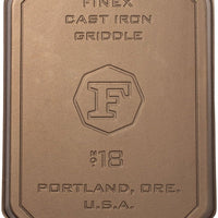 Finex - 15" x 10" Cast Iron Double Burner Griddle - G18-10001