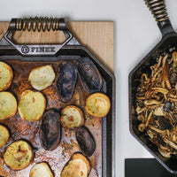 Finex - 15" x 10" Cast Iron Double Burner Griddle - G18-10001