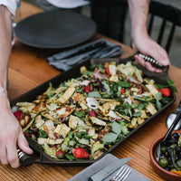 Finex - 15" x 10" Cast Iron Double Burner Griddle - G18-10001