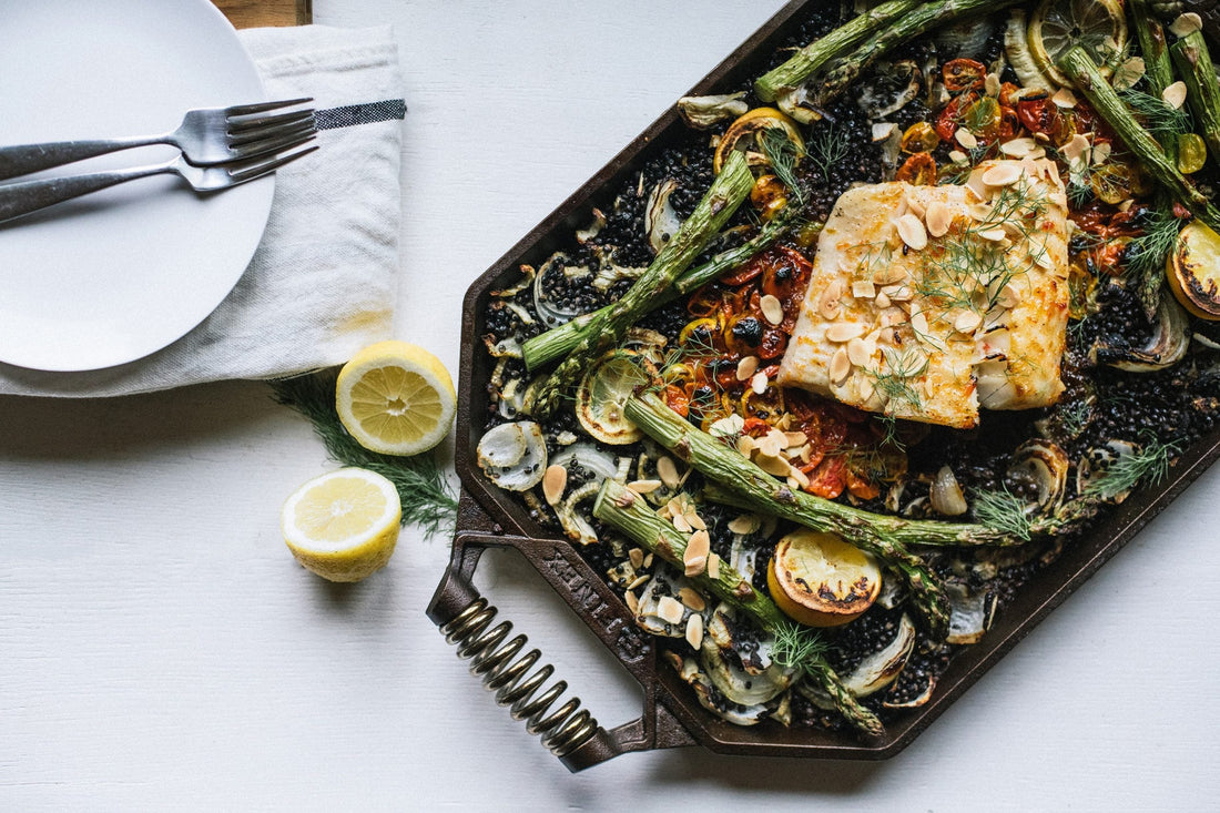 Finex - 15" x 10" Cast Iron Double Burner Griddle - G18-10001