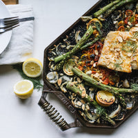 Finex - 15" x 10" Cast Iron Double Burner Griddle - G18-10001