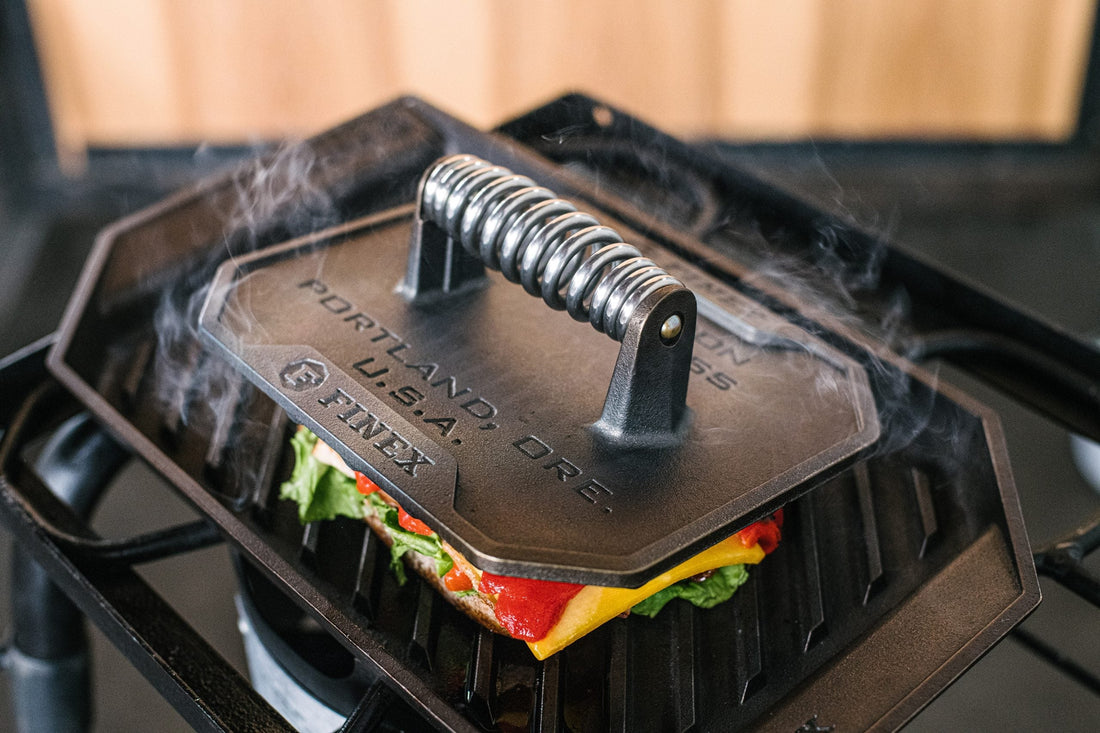 Finex - 8" Cast Iron Grill Press - GP8-10001