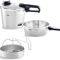 Fissler - 6.3 QT Vitavit Premium Pressure Cooker & Skillet - 622-412-12-0700