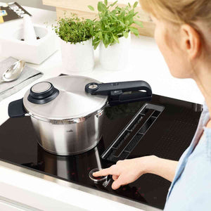 Fissler - 6.3 QT & 3.7 QT Vitavit Premium Pressure Cookers with Cover - 622-412-13-0900
