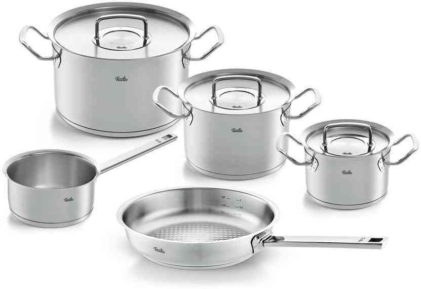 Fissler - 8 PC Original-Profi Stainless Steel Cookware Set - 084-378-05-0000