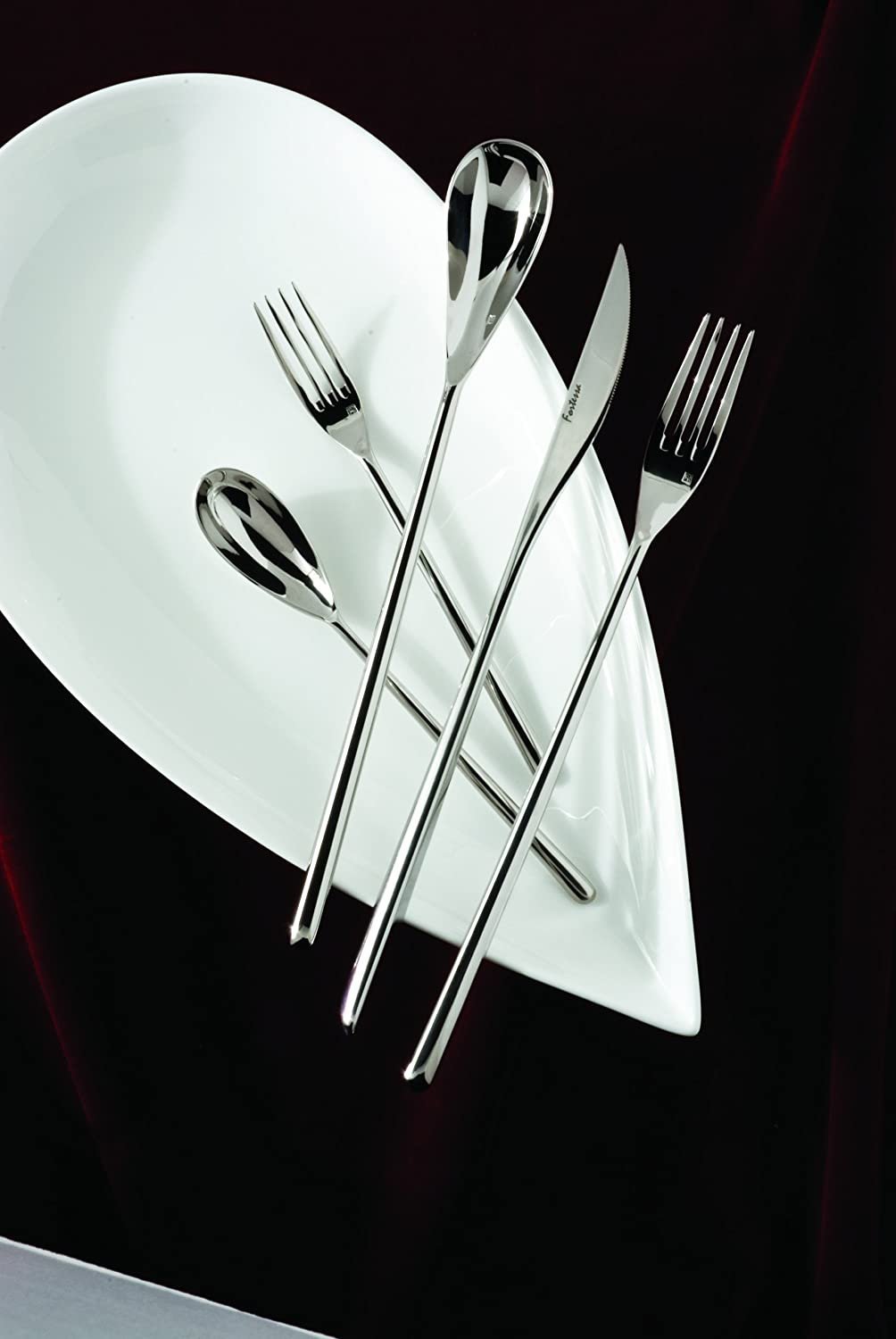 Fortessa - 10" Dragonfly Stainless Steel XL Table Forks, Pack of 12 - 1.5.810.00.002