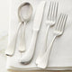 Fortessa - 10" Mariposa Stainless Steel Brushed Table Forks Set of 12 - 1.5B.115.00.002