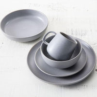 Fortessa - 10.5" Sound Cement Coupe Dinner Plates, Pack of 12 - 6500.SND.1341