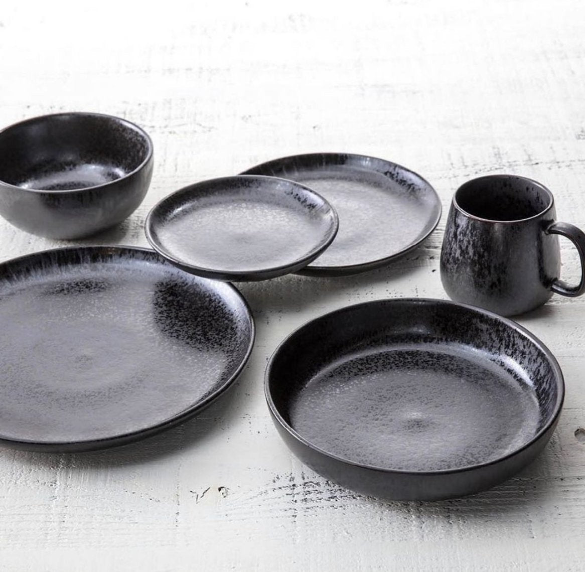 Fortessa - 10.5" Sound Midnight Coupe Dinner Plates, Pack of 12 - 6400.SND.1341