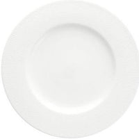 Fortessa - 10.75" Amanda White Embossed Plates, Pack of 4 - 7000.FFD.10