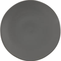 Fortessa - 10.75" Heirloom STN Charcoal Dinner Plates, Pack of 12 - STN.8000.6.15