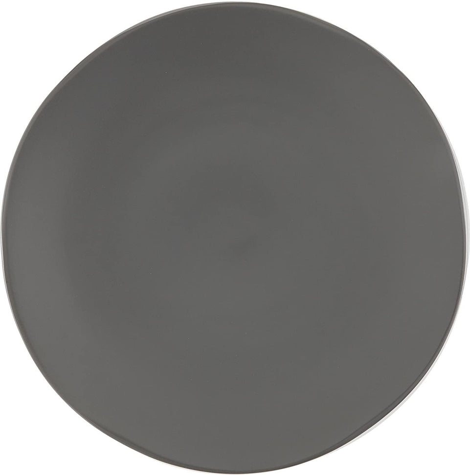 Fortessa - 10.75" Heirloom STN Charcoal Dinner Plates, Pack of 4 - STN.8000.6.15
