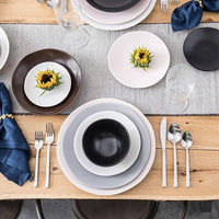 Fortessa - 10.75" Heirloom STN Linen Dinner Plates, Pack of 24 - STN.8000.4.15