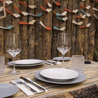 Fortessa - 10.75" Heirloom Smoke STN Dinner Plates, Pack of 4 - STN.8000.5.15