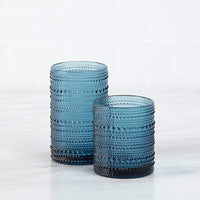 Fortessa - 10oz Jupiter D&V Cornflower D.O.F Glasses, Pack of 6 - DV.JUPITERBL.04