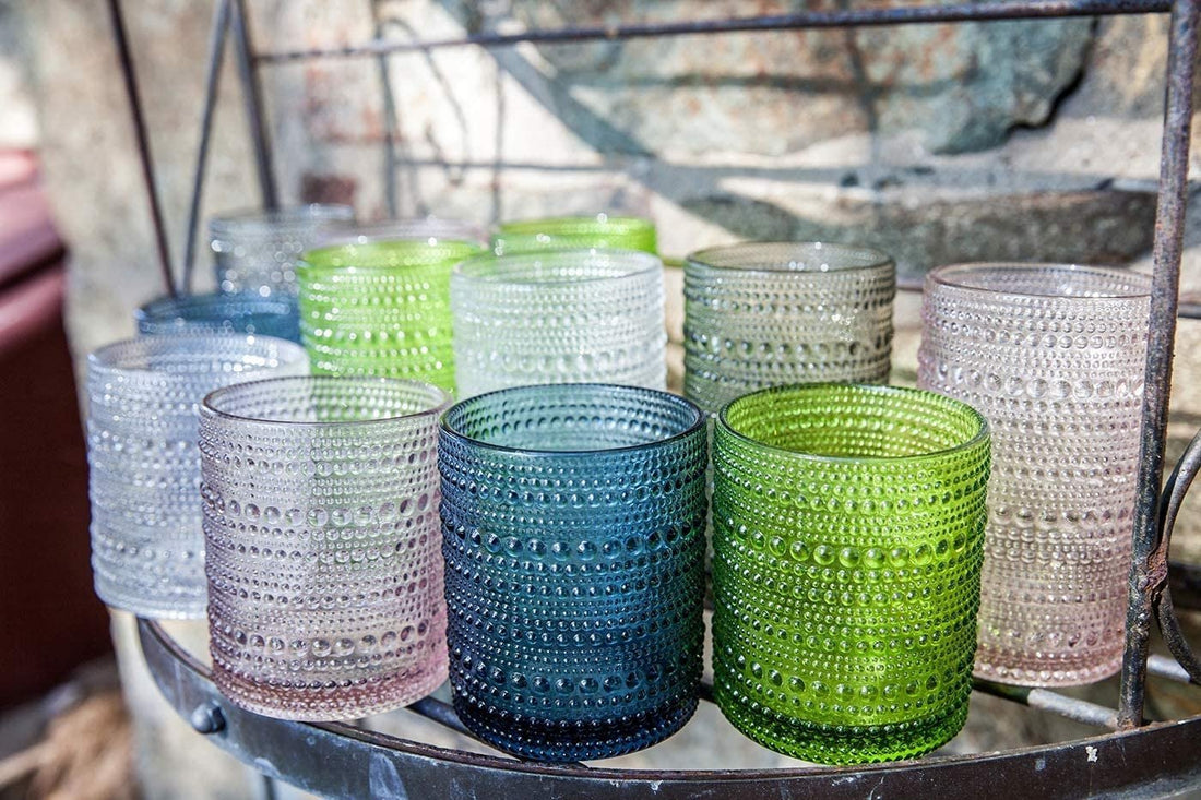 Fortessa - 10oz Jupiter D&V Cornflower D.O.F Glasses, Pack of 6 - DV.JUPITERBL.04