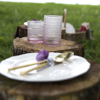 Fortessa - 10oz Jupiter D&V Pink D.O.F Glasses, Pack of 6 - DV.JUPITERPK.04