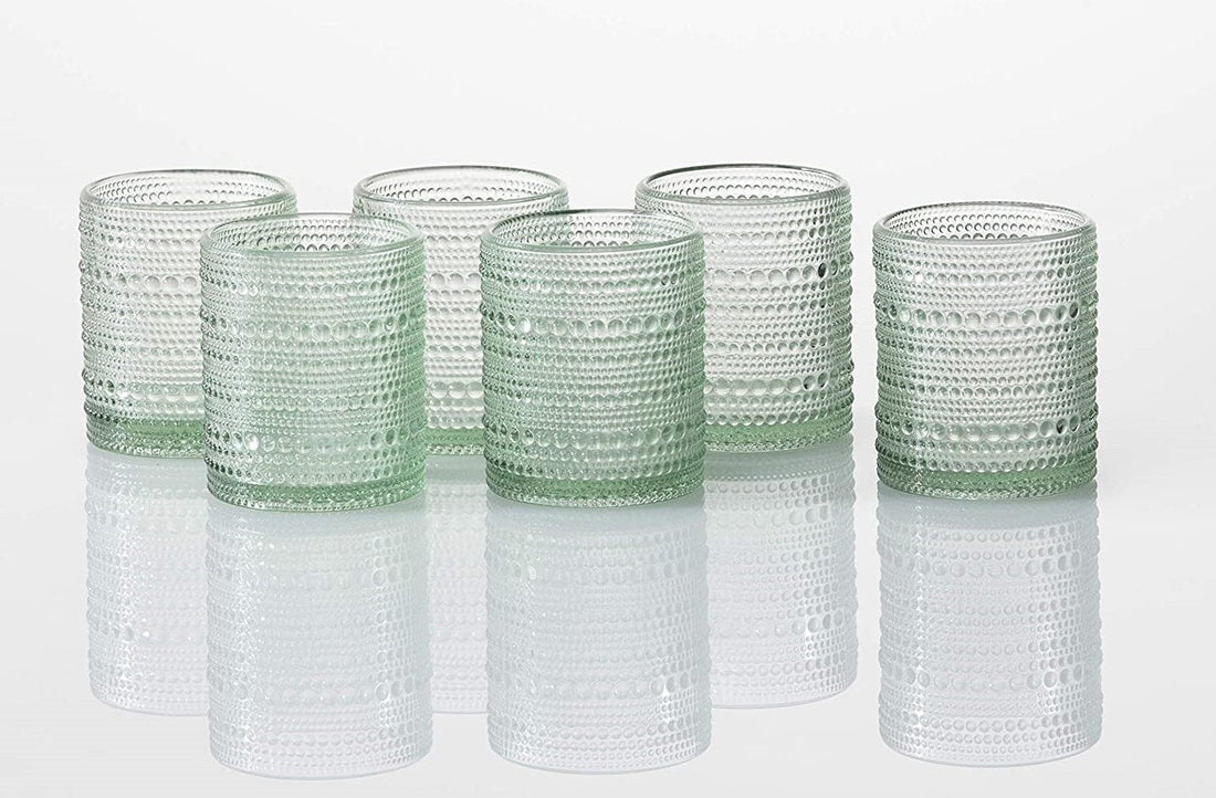Fortessa - 10oz Jupiter D&V Sage D.O.F Glasses, Pack of 6 - DV.JUPITERSG.04
