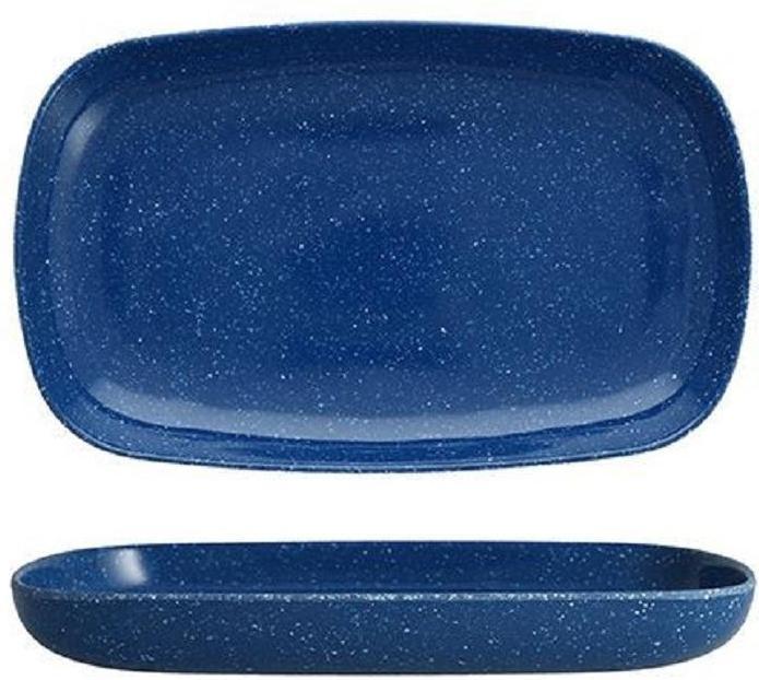 Fortessa - 11" x 7" DVM Camp Blue Coupe Platters, Pack of 6 - DV.MD.BB6011BS