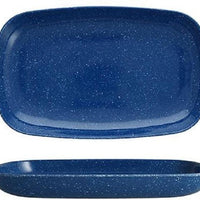Fortessa - 11" x 7" DVM Camp Blue Coupe Platters, Pack of 6 - DV.MD.BB6011BS
