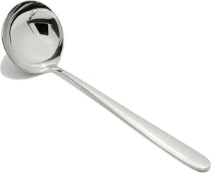 Fortessa - 11.8" Grand City Large Stainless Steel Soup Ladle (3.5 oz) - 1.5.622.00.025