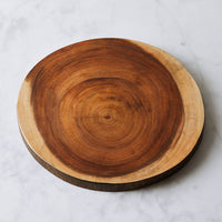 Fortessa - 13" Slice D&V Wood Charger - DV.WD.1214
