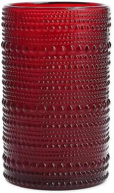 Fortessa - 13oz Jupiter D&V Red Beverage Glasses, Pack of 6 - DV.JUPITERRD.03
