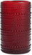 Fortessa - 13oz Jupiter D&V Red Beverage Glasses, Pack of 6 - DV.JUPITERRD.03