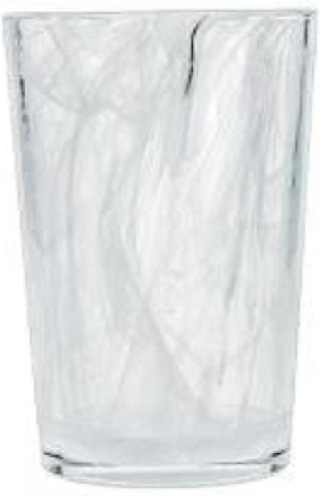 Fortessa - 14Oz Swirl White Ice Beverage Glasses, Pack of 6 - FTS.SWIRLWHT.03 - DISCONTINUED