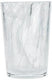 Fortessa - 14Oz Swirl White Ice Beverage Glasses, Pack of 6 - FTS.SWIRLWHT.03 - DISCONTINUED