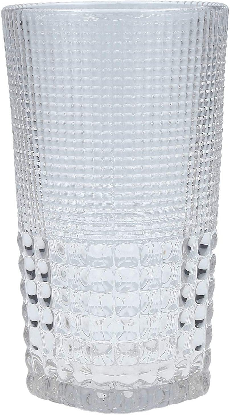 Fortessa - 15Oz Malcolm D&V Clear Ice Beverage Glasses, Pack of 6 - DV.MALCOLMCL.03