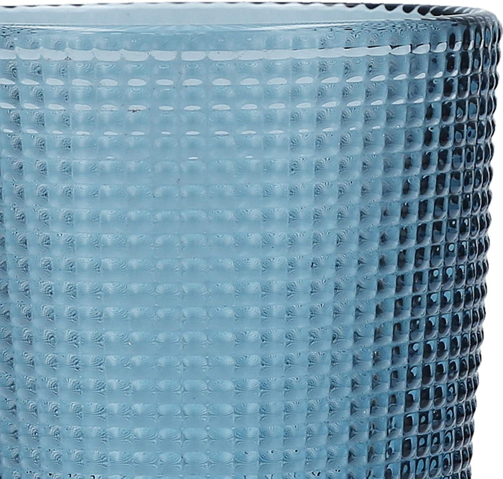 Fortessa - 15Oz Malcolm D&V Cornflower Ice Beverage Glasses, Pack of 6 - DV.MALCOLMBL.03