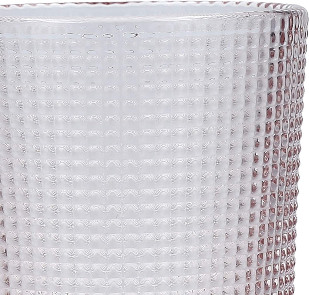 Fortessa - 15Oz Malcolm D&V Pink Ice Beverage Glasses, Pack of 6 - DV.MALCOLMPK.03 - DISCONTINUED