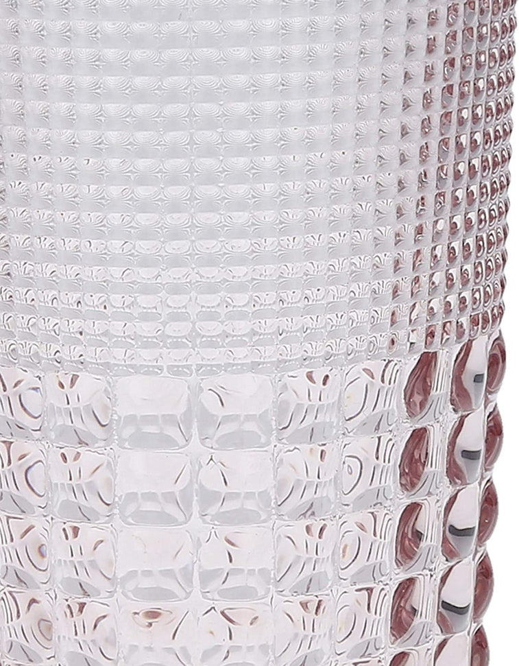 Fortessa - 15Oz Malcolm D&V Pink Ice Beverage Glasses, Pack of 6 - DV.MALCOLMPK.03 - DISCONTINUED