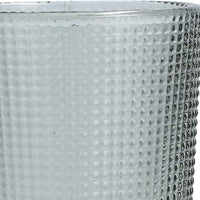 Fortessa - 15oz Malcolm D&V Gray Ice Beverage Glasses, Pack of 6 - DV.MALCOLMGY.03