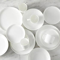 Fortessa - 16 Piece Amanda White Embossed Dinnerware Set - 7000.FFD.16SET