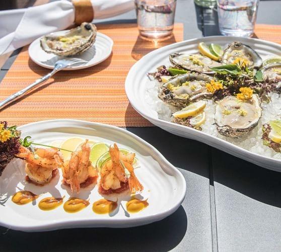 Fortessa - 16" Playa Blanca DVM Platters, Pack of 4 - DV.MD.FF6486W