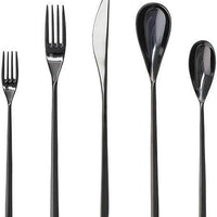 Fortessa - 20 Piece Dragonfly Black Place Setting - 5PPS-8106-20PC